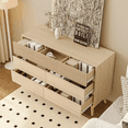 thumbnail image 3 of RichYa Wooden Dresser for Bedroom with 7 Drawers,Fluted Dresser with Handleless Design,Chest of Drawers & TV Stand,Closet Storage Organizer for Living Room, Kids Room, 3 of 8