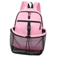 thumbnail image 3 of Almencla Basketball Backpack Carrier Multifunction Sports Bag for Camping Outdoor Gym Pink, 3 of 8