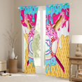 thumbnail image 3 of Erosebridal Boys C Personalized Initial Sport Baseball Curtains Pack of 2 (42x84 Each),Ice Cream Drip Dessert Curtains Blackout For Kids Teens, 3 of 6