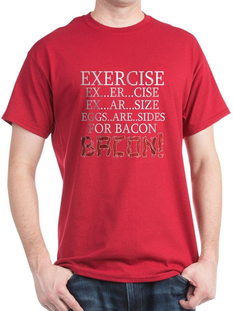 exercise bacon shirt