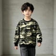 thumbnail image 5 of Abcomgle Long Sleeve Shirts for Boys 10-12 Casual Camo Crewneck T-Shirts for Boys Winter Basic Boys Tops Athletic Layering for Boys, 5 of 5