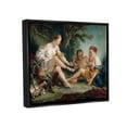 thumbnail image 3 of Stupell Industries Diana After the Hunt Francois Boucher Classic Painting Painting Jet Black Floating Framed Canvas Print Wall Art, Design by one1000paintings, 3 of 6