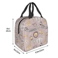 thumbnail image 3 of Easygdp Safari Animals Bolsa Térmica Premium - Tela Oxford Impermeable, Gran Capacidad, Bolsillo Frontal, Unisex para Trabajo, Escuela, Actividades al Aire Libre y Picnics, 3 of 8