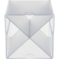 thumbnail image 6 of Deflect-O® Stackable Cube With X Divider, 6"H x 6"W x 6"D, Clear, 6 of 9