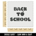 thumbnail image 2 of Back to School Text Apple DIY Cookie Wall Craft Stencil - 5.5 Inch, 2 of 5