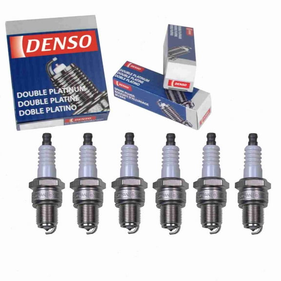 6 pc DENSO 3114 Spark Plugs for 0000-18-B601 18813-11051 18818-11051 18825-11101 18835-11161 88901006 90048-51081-000 AM20-18-110 MS851237 MS851417 P16PR11 Ignition Wire Secondary