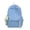 Blue, variant on EDFRWWS Women Nylon Cute Aesthetic Backpack with Pendant Travel Laptop Rucksack Large Capacity Striped Print Kawaii Backpacks for Travel Outings Picnics Recreational Activities (Red 430*300*130)