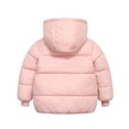 thumbnail image 2 of SILVERCELL 12M-6T Toddler Boys Girls Thicken Fleece Hooded Coats Winter Warm Zipper Coat Jackets Detachable Hood, 2 of 3