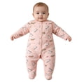 thumbnail image 6 of enyan Newborn Boy Girl Outfits Footie Pajamas Baby Boy Cotton Footed Long Sleeve Jumpsuit with Mitten Cuffs Baby Boy Girl Clothes（Pink,3-6 Months）, 6 of 6