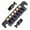 Black, variant on Guitar Bridges Stop Bar Lock Bridge Tension Plate Tailpiece String Codes for LP/SG/ES/EPI