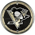 thumbnail image 1 of Pittsburgh Penguins Round Chrome Wall Clock, 1 of 1