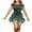 Green, variant on Lovskoo Wedding Guest Dresses for Women Evening Gown Trendy Waistband Versatile Solid Sequin Strap with Zipper Bodycon Cocktail Dresses 2023 Red