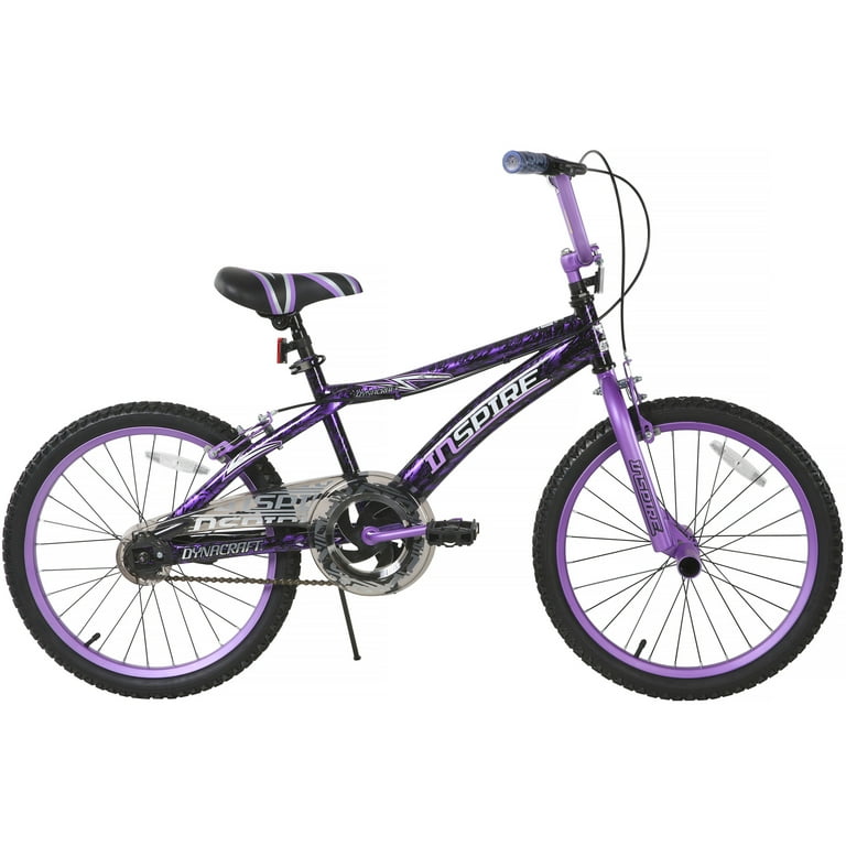 Dynacraft Inspire 20 inch Girls BMX Bike for Age 7 14 Years Walmart