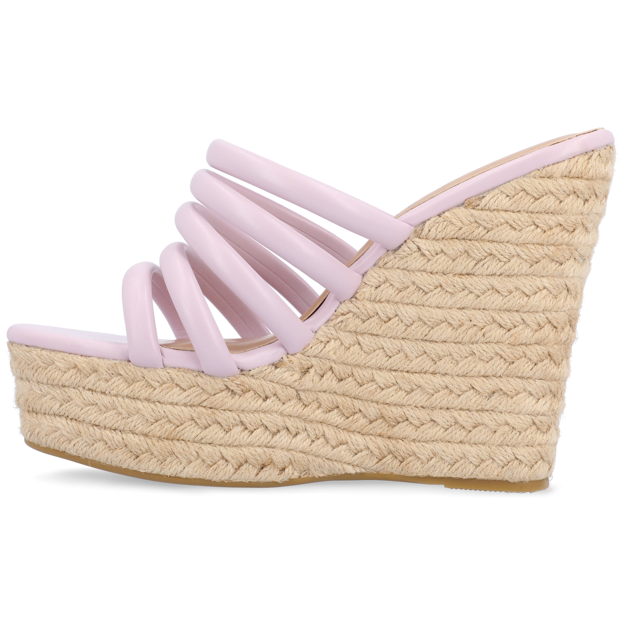 Journee Womens Cynthie Slip On Espadrille Wedge Sandals