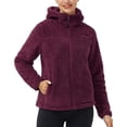 thumbnail image 4 of Pioneer Camp Women's Fuzzy Fleece Jacket Full Zip Up Lightweight Warm Soft Fleece Coat with hood for Spring Fall Winter, 4 of 7