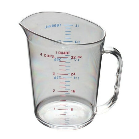 

1 Qt/ 1L Polycarbonate Measuring Cup 6 packs
