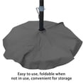 thumbnail image 3 of Cubierta De La Base De La Sombrilla Para Patio Tela Oxford Negra Rejilla Para Sombrilla A Prueba De Sol Protector De Base De Sombrilla Para Patio A Prueba De Viento E Impermeable Advancent HA016688-00, 3 of 7