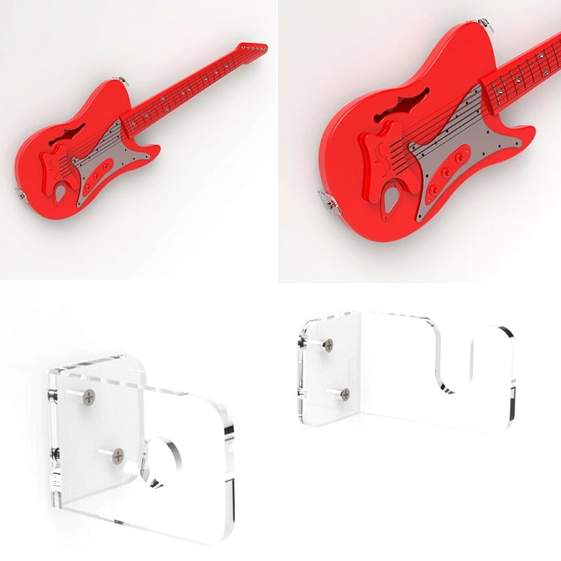 Guitar Wall Bracket Acrylic Guitar Hanger Perspex Guitar Display Stand