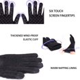 thumbnail image 3 of Guantes de invierno de punto unisex TRENDOUX, cálidos y compatibles con pantalla táctil, 3 of 6