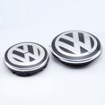 thumbnail image 3 of 4 Pcs-VW - (65mm) Capuchon de Centre de Roue de Remplacement VW Passat, 3 of 3