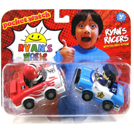 Ryan's World Police Car & Hot Rod Racers 2-Pack