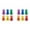 Multicolor(12 Pack), variant on Bag Clips, 12 Pack Chip Clips, Bag Clip for Food Storage | Snack Bread Bag Clips Heavy Duty Refrigerator Air-Tight Package Clip Clothes Pins for Home Kitchen,Multicolor