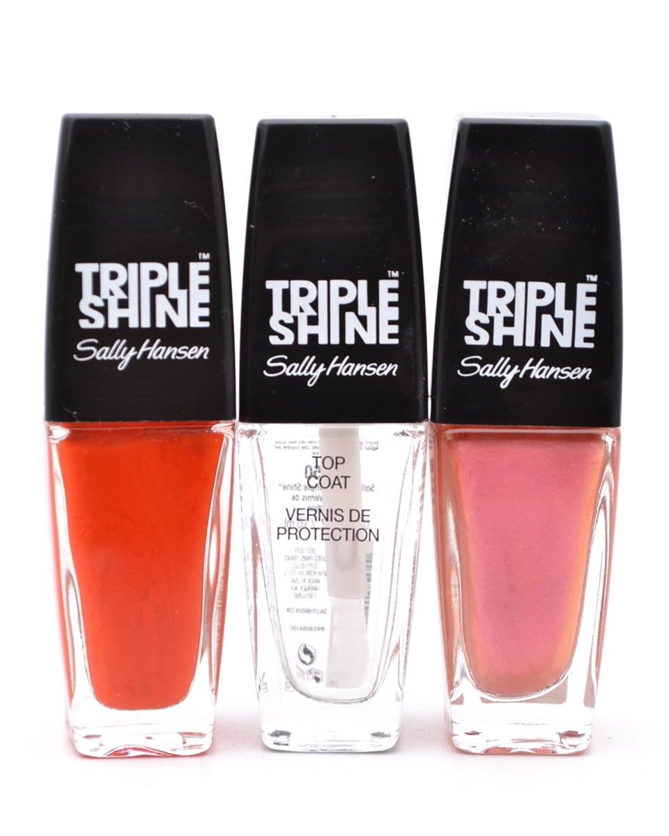 Sally Hansen Triple Shine set of 3 130 Blow Bubbles, 240 Play Koi