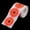 F:250pcs, variant on 250 Pcs Paper Round Adhesive Roll For Hunting Training Practice Outdoors F:250pcs