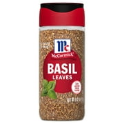 McCormick Kosher Basil Leaves, 0.62 oz Bottle