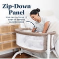 thumbnail image 4 of Baby Delight Beside Me Serenity Bassinet and Bedside Sleeper, Mocha Tweed, 4 of 13