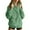 Mint Green, variant on Yangnuo Women's Oversized Sweatshirts Long Sleeve Stand Collar Pullover