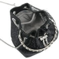 thumbnail image 2 of Women's Silver Rhinestone Purse Luxury Diamond Shining Clutch Chain Crossbody Bucket Bling Bling Evening Bag, 2 of 5