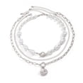 thumbnail image 6 of NICKSUN Gold Layered Irregular Baroque Imitation Pearl Pendant Necklaces for Women, Vintage Multi Layer Paperclip Beaded Pearls Snake Chain Choker OT Buckle Necklaces Jewelry Gift, 6 of 6
