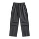 thumbnail image 3 of Ceisia Men's Gift Fashion Solid Color Pocket Elastic Waist Casual Long Trousers, 3 of 4