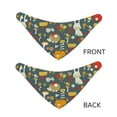 thumbnail image 6 of Kll Cute Animal Forest Dog Bandanas,Triangle Reversible Pet Scarf For Small Medium Large And Extra Large Dogs-Large, 6 of 7