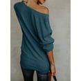 thumbnail image 2 of Sherrylily Women's Off The Shoulder Sweater Long Sleeve Oversized Knit Tops, 2 of 3