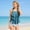 d0417 Blue, variant on Teen Swimsuits Cute Girls Bikini 2 Piece Swimsuit Set Tiered Flounce Bathing Suit Adjustable Straps Girls' Swimwear