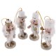 thumbnail image 5 of 4 adornos navideños de cascanueces, figura de cascanueces, decoración de mesa navideña, 5 of 6