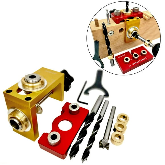 Plantilla de espiga ajustable de Aleación de aluminio Cola para tornillos de carpintería de Taladro