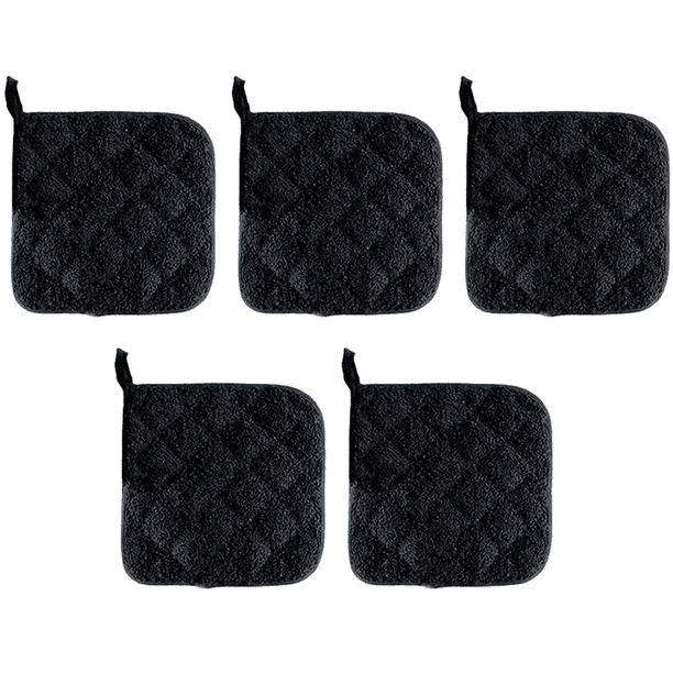Agarraderas para ollas hechas de algodón, lavables a máquina, resistentes al calor, agarraderas para ollas, almohadillas calientes, salvamanteles para cocinar y hornear