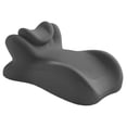 thumbnail image 3 of Almohada de cuña para cama, almohada de cuña de espuma viscoelástica, cojín antideslizante para dormir boca abajo. Negro, 3 of 9