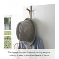 thumbnail image 4 of Yamazaki Home  Over-the-Door Hook, Steel - L 3.86 x W 0.59 x H  7.09 inches Black, 4 of 7