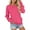 Hot Pink1, variant on Bibifish Womens Sweatshirts Soft Thermal Winter Wear Cozy Pullover Sweatshirts Oversized Crewneck Tops With Pockets Casual Athletic Tops