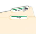 Avery TrueBlock File Folder Labels, Sure Feed Technology, Permanent