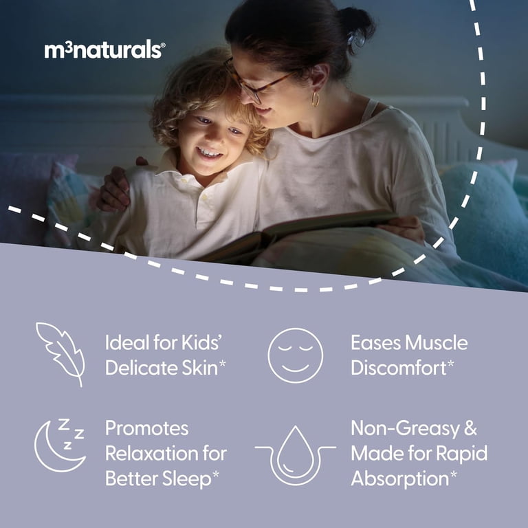 M3 Naturals Magnesium Lotion Kids with Lavender & Chamomile photo 3
