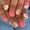 CW272, variant on French Leopard Stripe Design Press On Nails, Trendy Medium Length Square Nail Tips for Women
