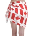 thumbnail image 2 of Disketp Canada Women Swimsuit Cover Up Short Chiffon Summer Beach Sarong Bikini Wrap Skirt Bathing Suit, 2 of 7