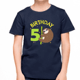 thumbnail image 3 of 5 Year Old Birthday Boy Shirt Sloth 5th Birthday Outfit Boys Birthday Shirt Boy Happy Birthday Shirt, 3 of 8
