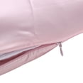 thumbnail image 4 of PiccoCasa Silk Pillowcase with Zipper, Pink King(20"x36"), 4 of 6