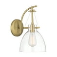thumbnail image 4 of Warm Brass One Light Wall Sconce from the Foster Collection, 4 of 5